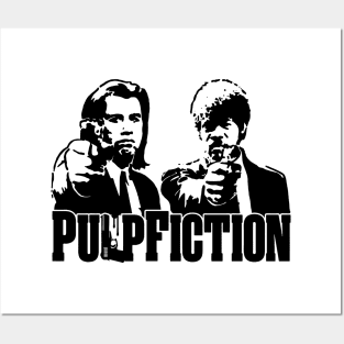 Pulp Fiction Stencil Style Posters and Art